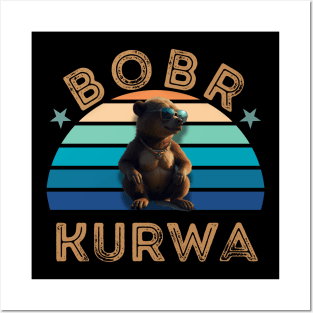 Bóbr Kurwa Relaxing Posters and Art